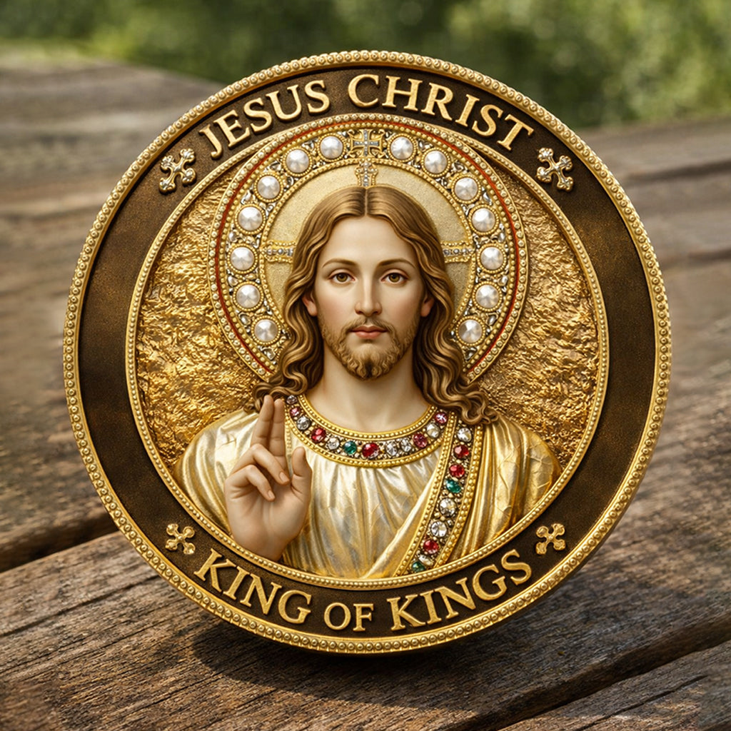 🏆Flash Sale 60% OFF - Jesus Christ – King of Kings Coin – Varo Coins