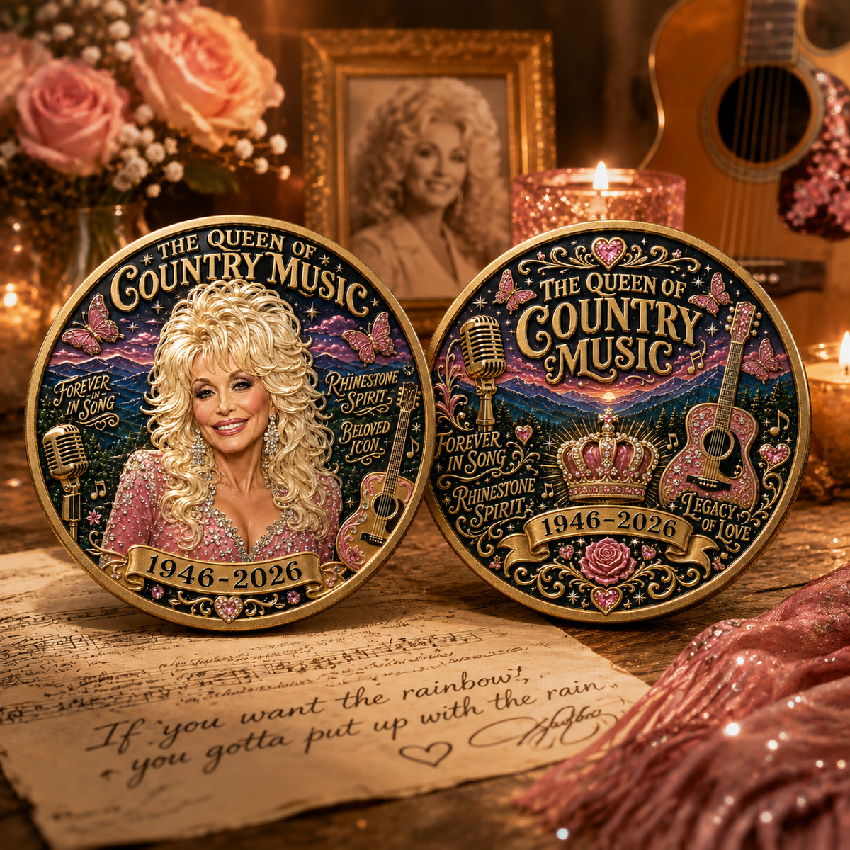 🇺🇸 Last Day Promo: 49% OFF🎸🦋Queen of Country Music Memorial Commemorative Coin