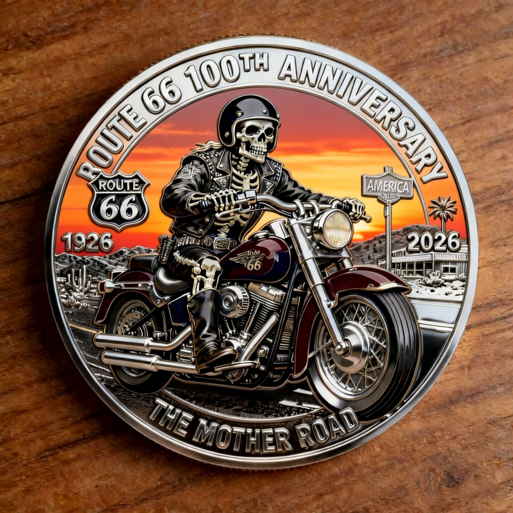 ROUTE 66 – 100TH ANNIVERSARY COMMEMORATIVE COIN