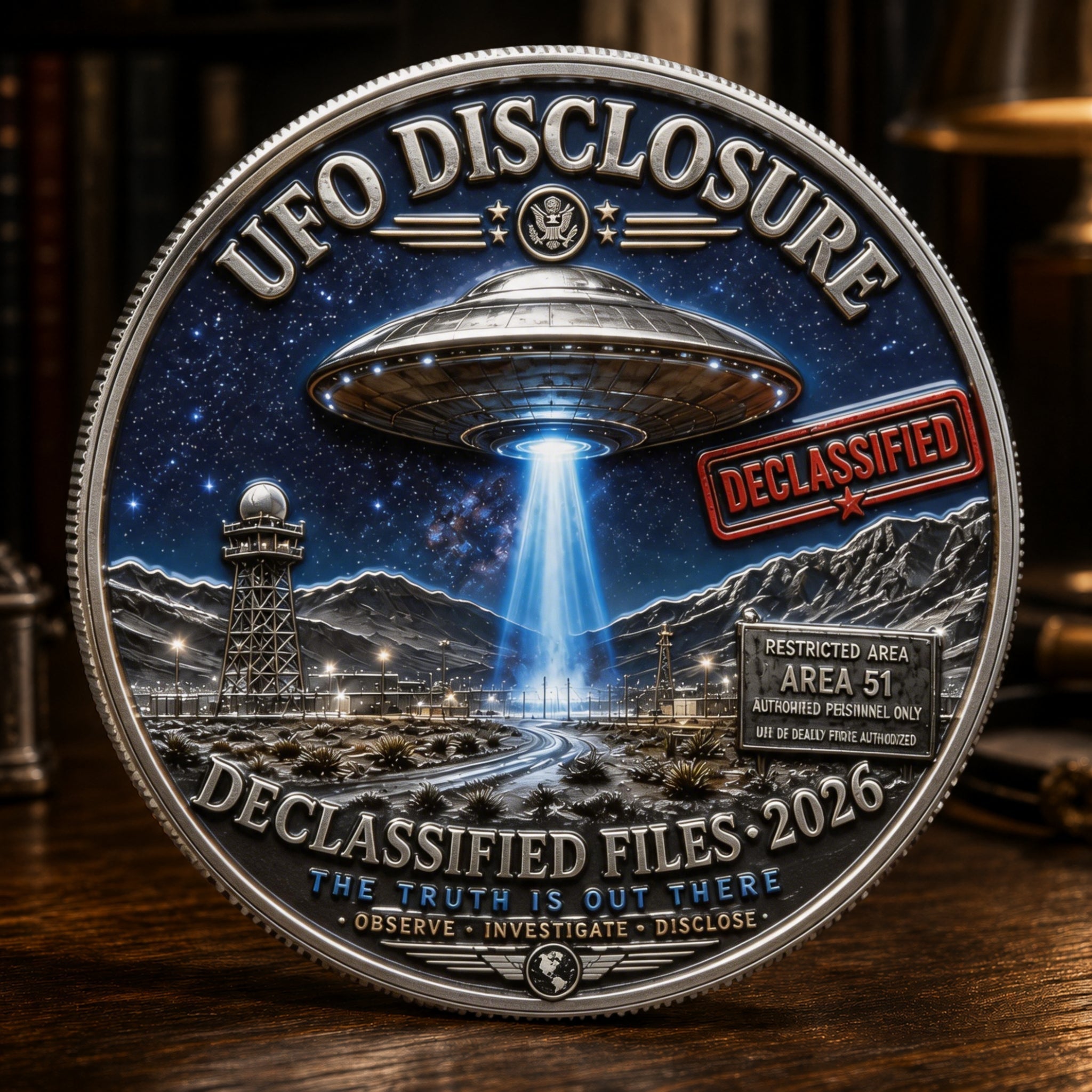 Last Day 60% OFF🔥UFO Disclosure 2026 Commemorative Coin 🌌