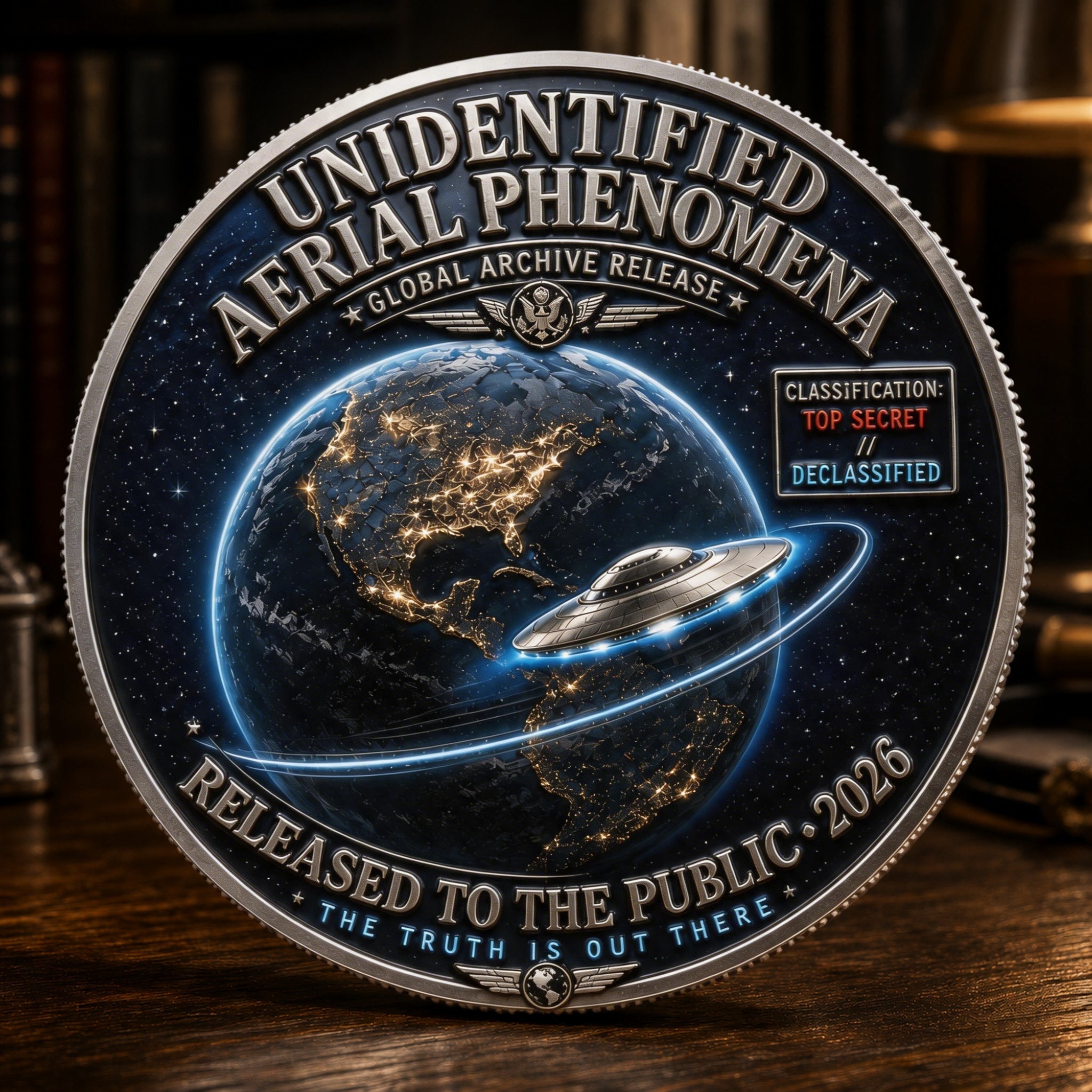 Last Day 60% OFF🔥UFO Disclosure 2026 Commemorative Coin 🌌