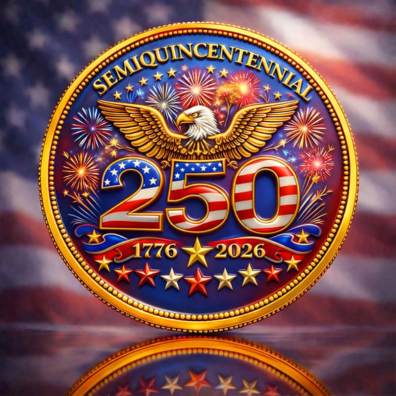 United States Semiquincentennial 250th Anniversary Commemorative Coin