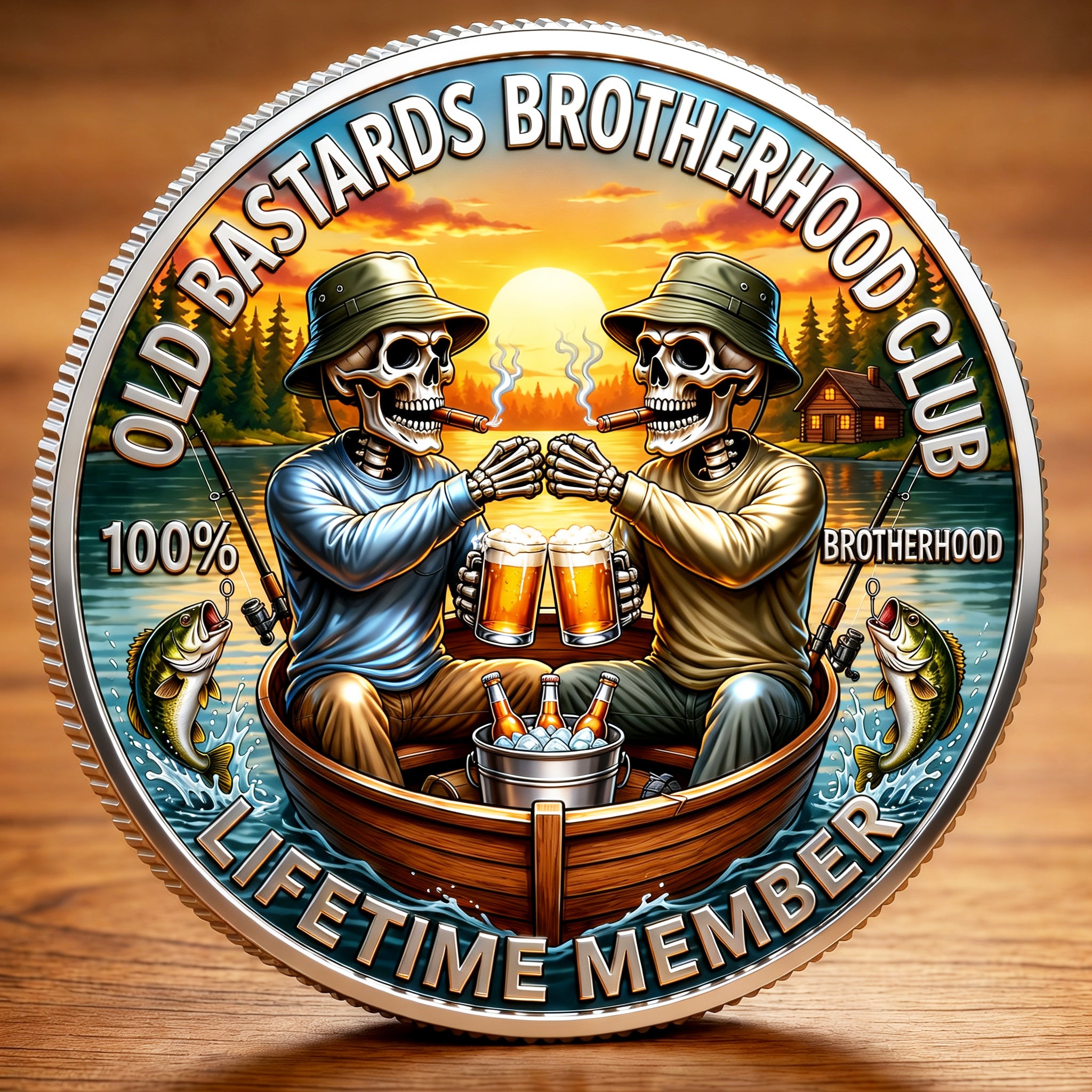 🎣Last Day 60% OFF - Fishing Brotherhood Coin