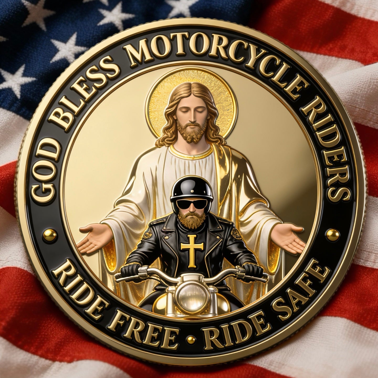Motorcycle Blessing Coin