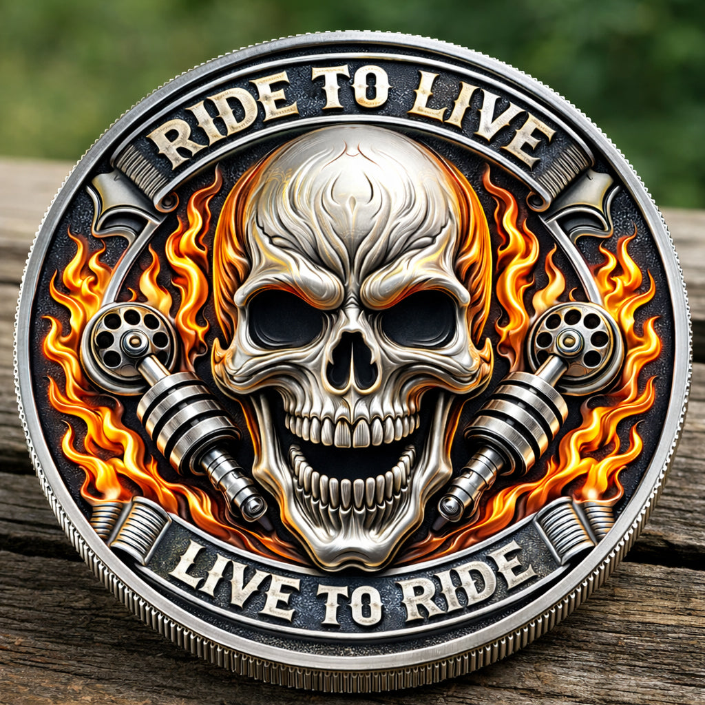 🏆Flash Sale 60% OFF - The Biker’s Commemorative Freedom Coin – Varo Coins