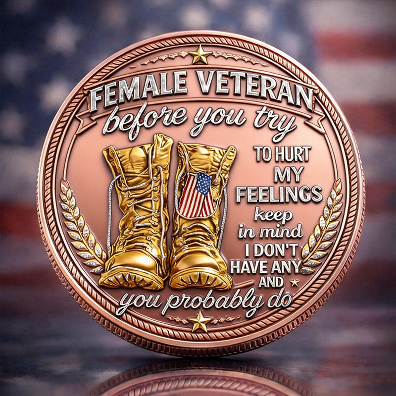 Strength, Honor & Attitude Commemorative Coin